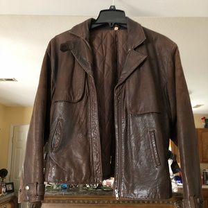 Banana Republic leather Amelia Earhart Jacket